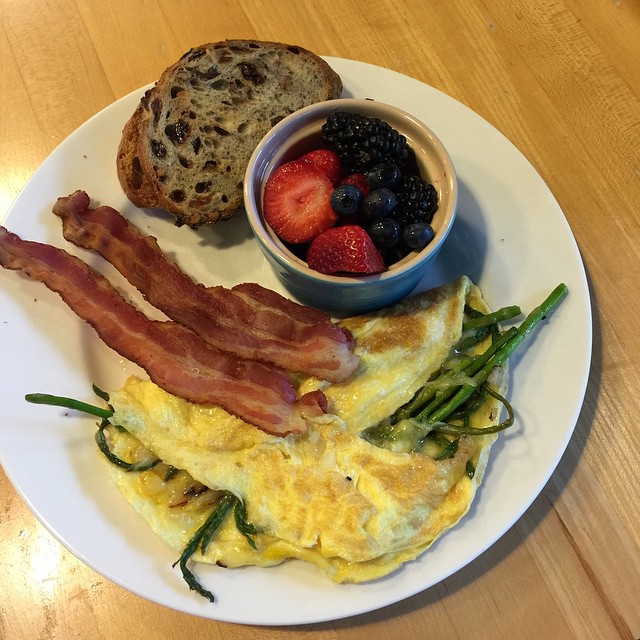 Urban Oasis Breakfast. This could be yours. #bedandbreakfast  #atlfood